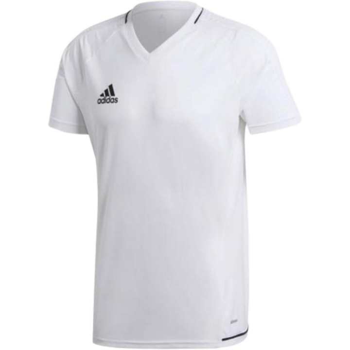 Adidas Adidas TIRO 17 T Shirts Men's White V Neck