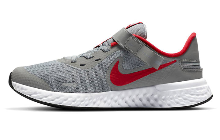 Nike Nike Revolution 5 FlyEase 'Grey Red' Gs