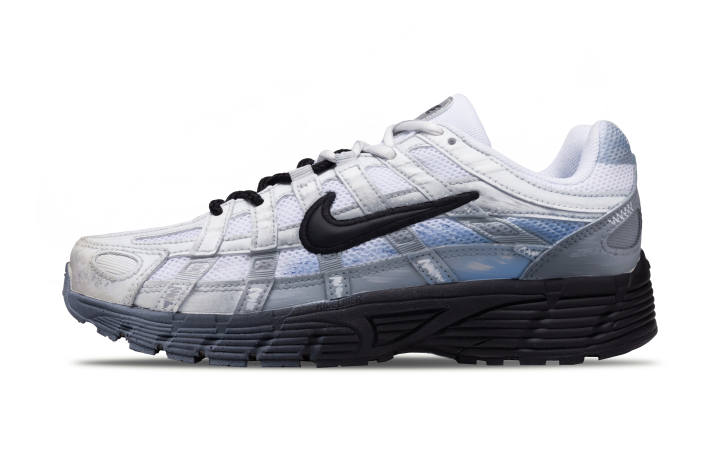 Nike Nike P 6000 Fabric Cushioning Abrasion Resistant Lightweight Low top City Commuting Running Shoes Men's Blue Black