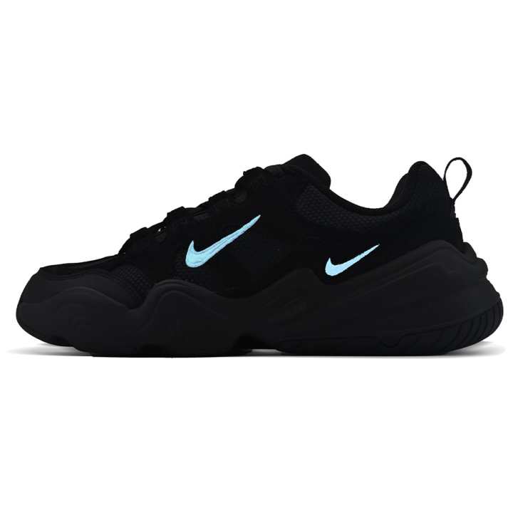 Nike Nike Tech Hera Abrasion Resistant Low top Casual Shoes Unisex Black Blue