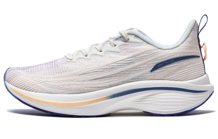 Erke Strange Bullet 3.0 Lightweight Low top Running Shoes Women's Ivory White Space Nude Cushioning