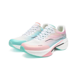 OAOU Low top Running Shoes Unisex Mismatched Coral Powder