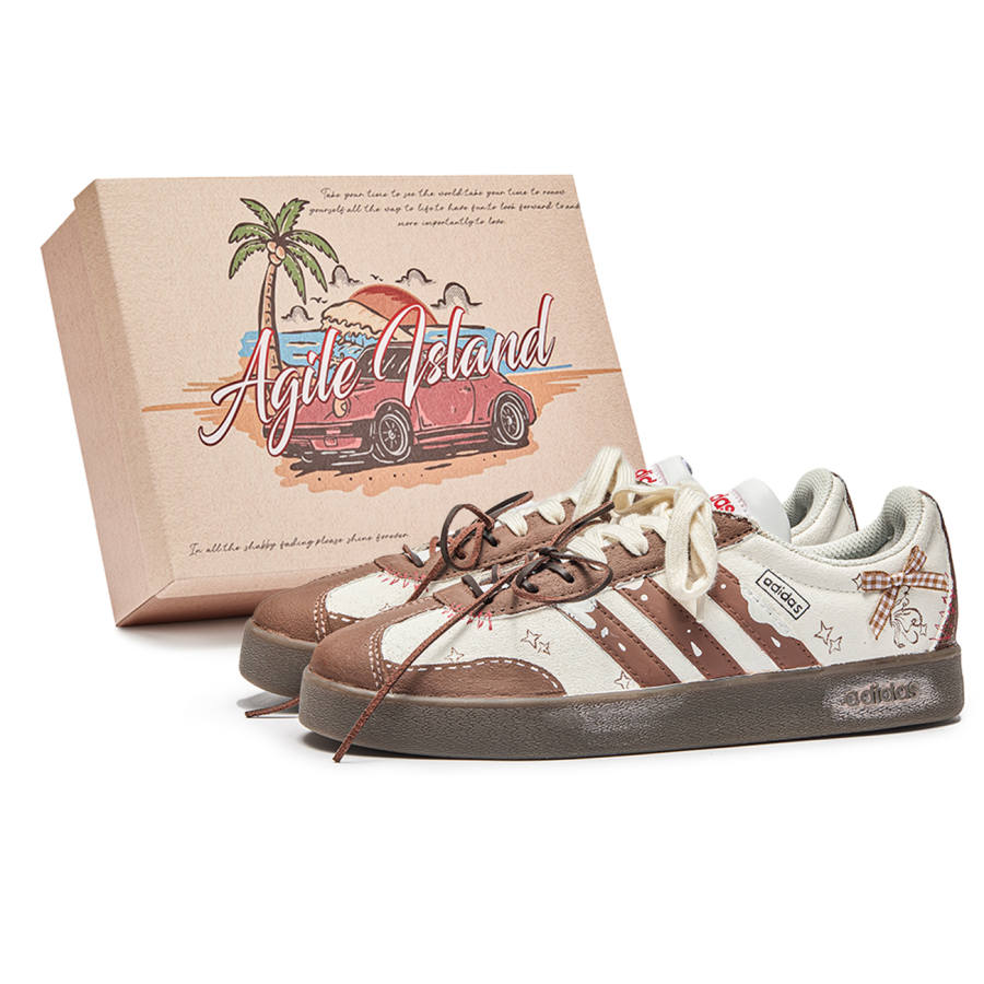 Adidas Adidas VL COURT 2.0 Lifestyle Lively Island, Shopping Bag, Cocoa Abrasion Resistant Abrasion Resistant Low top