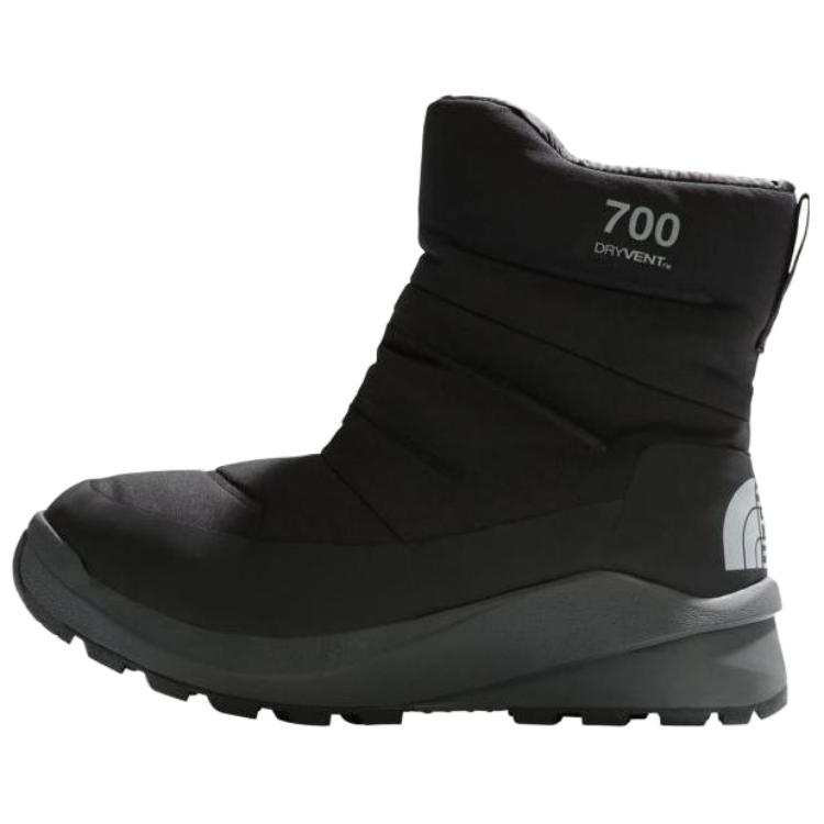 THE NORTH FACE Nuptse II WP Thermal Abrasion Resistant Short Outdoor Boots Women's Black
