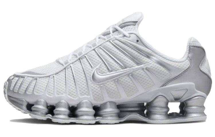 Nike Nike SHox TLX Slip Resistant Slip Resistant Low top Casual Running Shoes Women's Silver Gray