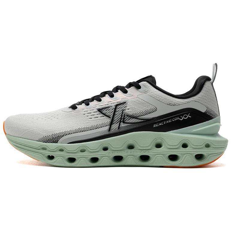 XTEP Cushioning Rebound Low top Running Shoes Men's Gray Black Orange