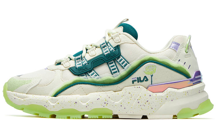 FILA Disruptor Low Sneakers 'White Green' Women's