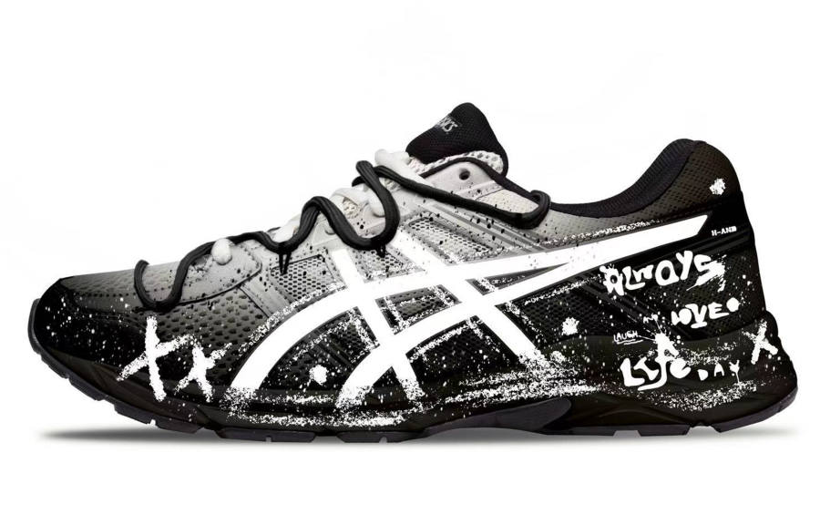 ASICS Gel Contend 4 Cushioning Breathable Coverage Low top Running Shoes Men's Black White