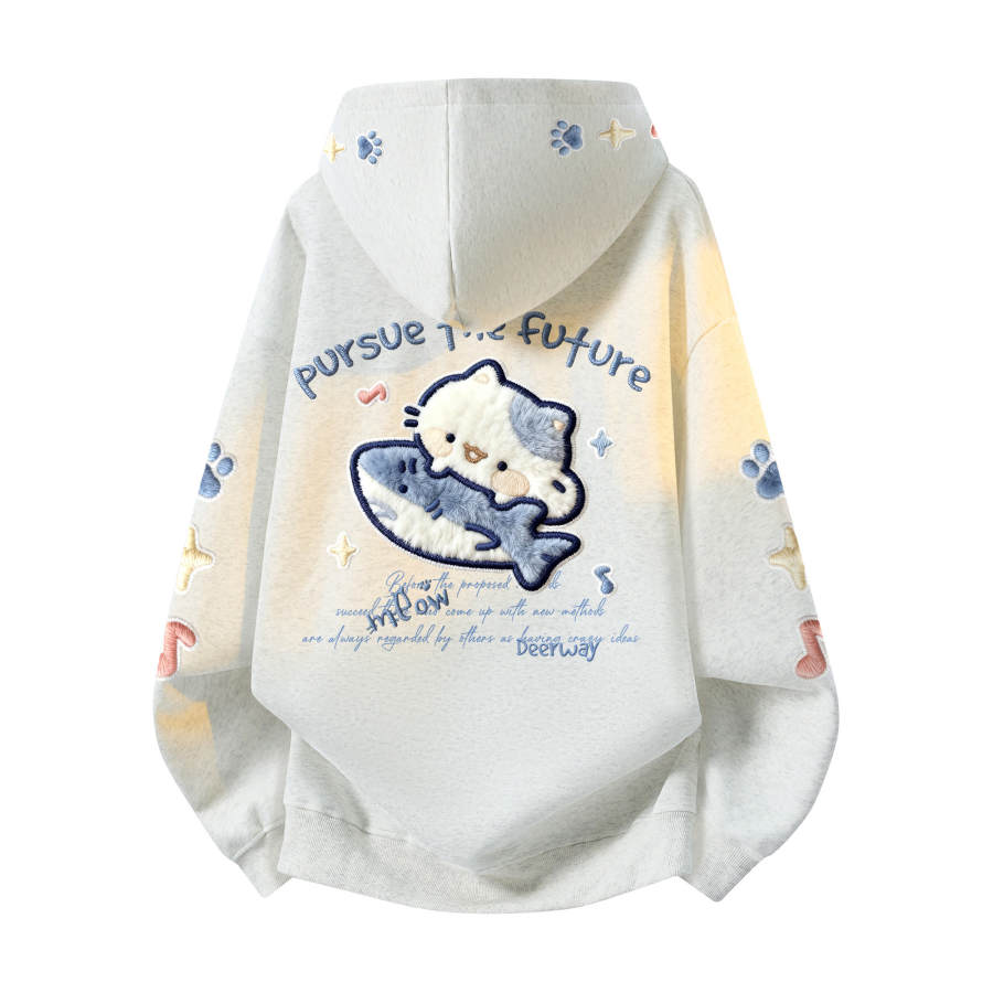 DEERWAY DEERWAY Sweatshirts Unisex Hooded Thickened Regular