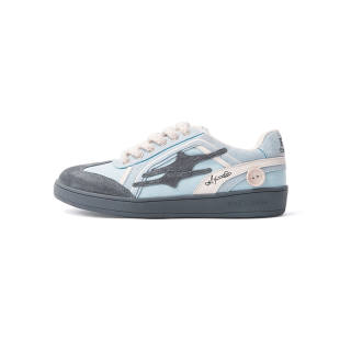 KILLWINNER Sea Salt Coconut Gray German Army Trainers Low top Skateboard Shoes Unisex Blue Gray