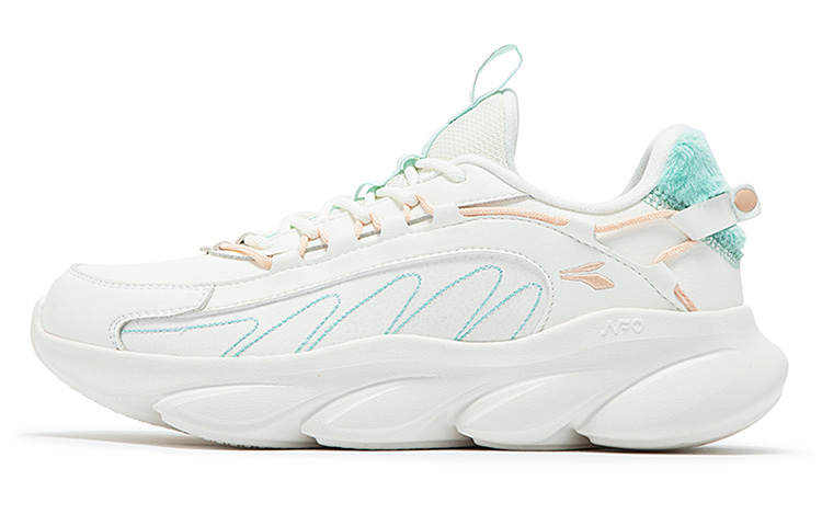 361° Slip Resistant Low top Running Shoes Women's White Green