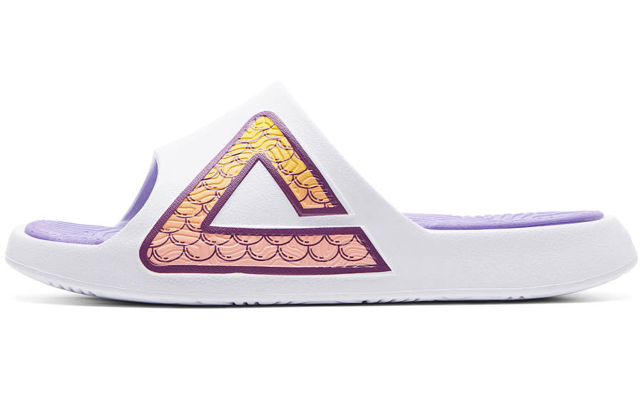 PEAK Chinese Original Collection EVA Quiet Slide Slippers Men's Crystal Purple