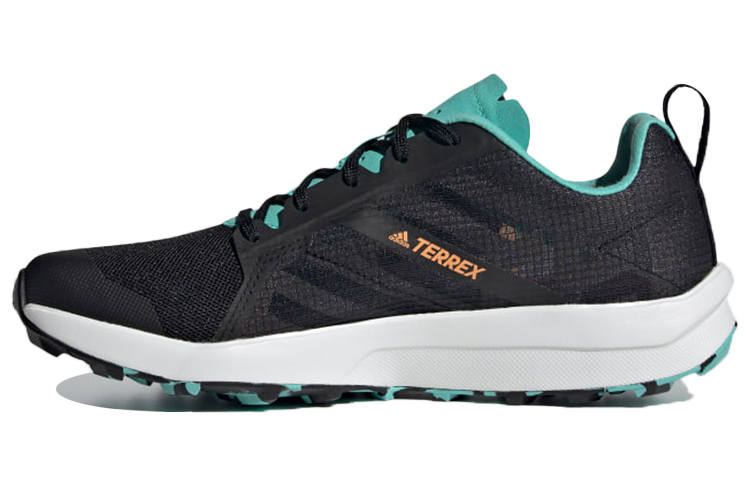 Adidas Adidas Terrex Speed Flow Trail Running Slip Resistant And Breathable Low top Running Shoes Women's Black