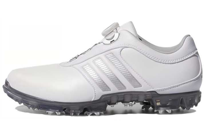 Adidas Adidas Alphafle Pure Metal Boa Plus Abrasion Resistant Low top Golf Shoes Men's Gray