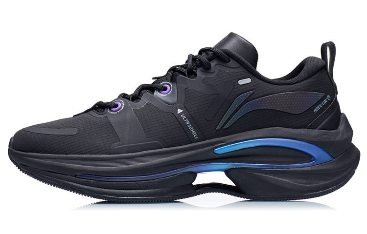 Li-Ning Li Ning WuShi 5S 1.0 Textile, TPU Abrasion Resistant Breathable Low top Running Shoes Men's Black