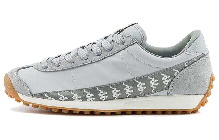 Kappa Textile, Synthetic Leather Slip Resistant Abrasion Resistant Low top Training Running Shoes Unisex Cool Gray
