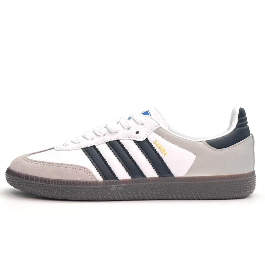 Adidas Originals SAMBA OG Abrasion Resistant Low top Skateboard Shoes Unisex Black White Brown