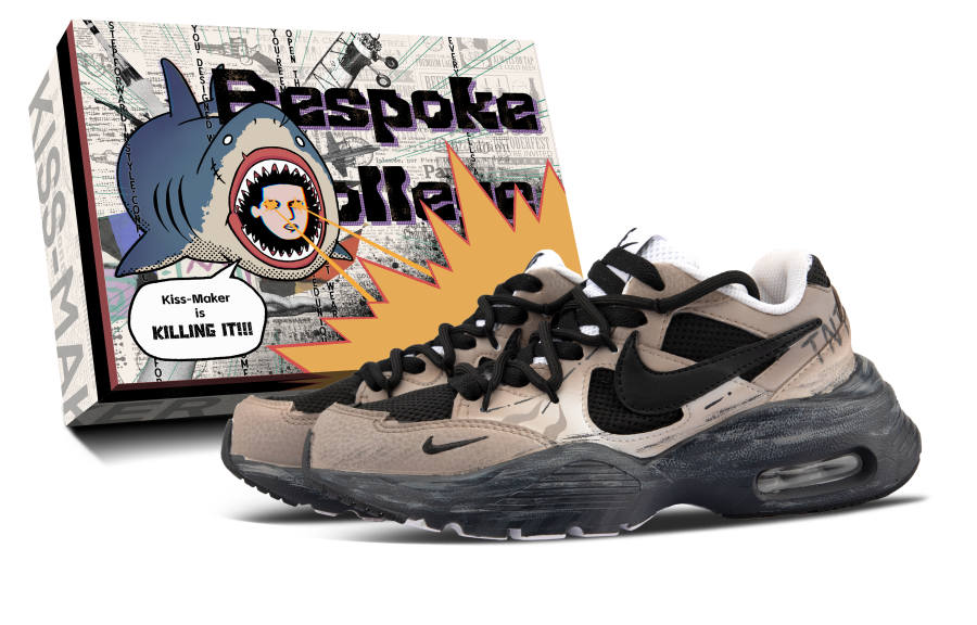 Nike Nike Air Max Fusion Synthetic Leather Cushioning Low top Casual Running Shoes Unisex