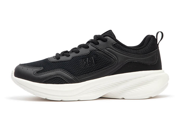 361° Blade Leaf 2.0 Cushioning Slip Resistant Abrasion Resistant Low top Running Shoes Women's Black White