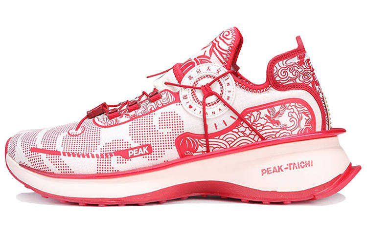 PEAK Tai Chi 2.0 Guanglun Running Shoes Men's Low Top Red/White