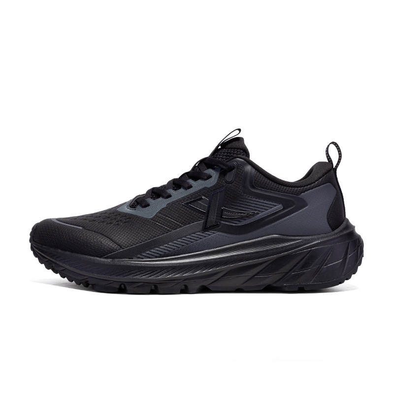 XTEP Waterproof And Lightweight Low top Running Shoes Men's Black Gray