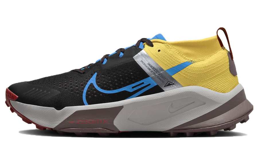 Nike Nike ZoomX Zegama Black Vivid Sulfur Track Red Light Photo Blue