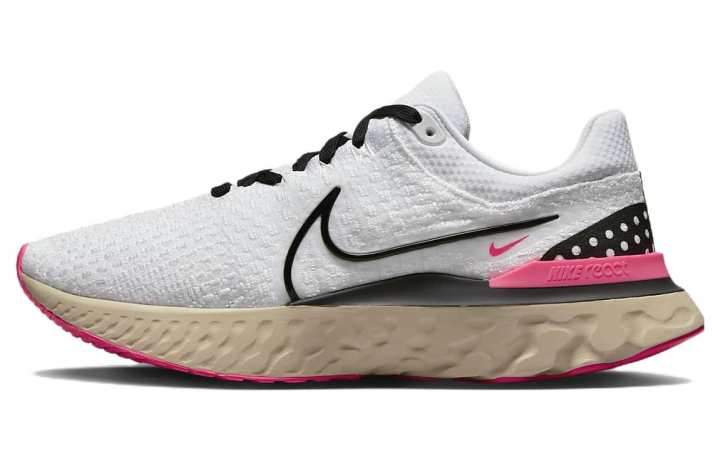 Nike Nike React Infinity Run Flyknit 3 White Hyper Pink