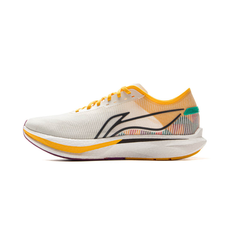 Li-Ning Li Ning ZhuiFeng Low top Training Long Distance Running Sprint Racing Running Shoes Men's Ecru