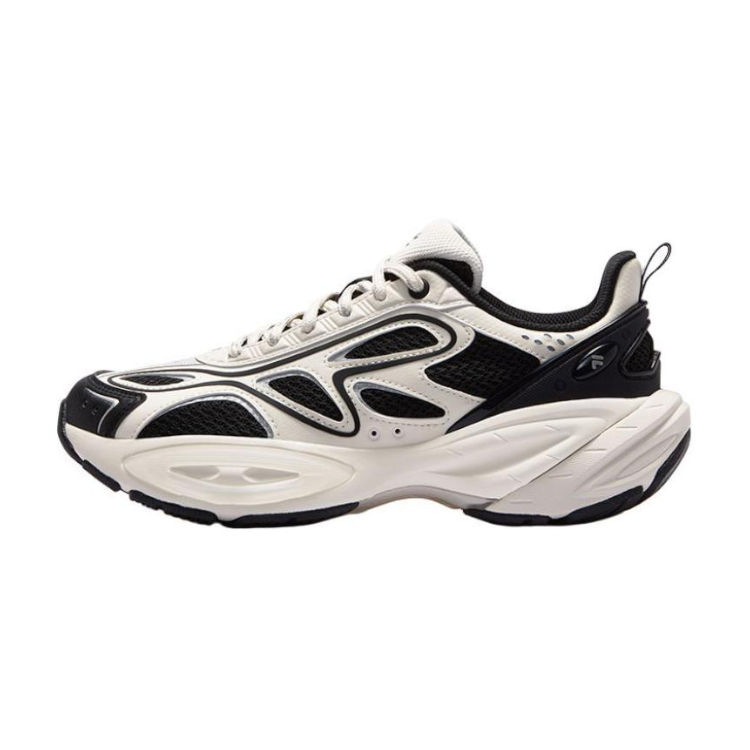 FILA FUSION BUZZARD II Meteorite Shoes 2 Low top Casual Shoes Women's White Black