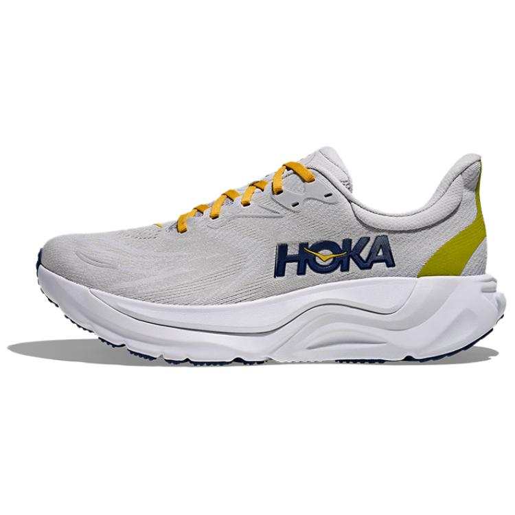 HOKA ONE ONE Arahi 8 Cushioning Slip Resistant Cushioning Slip Resistant Running Shoes Men's Gray White