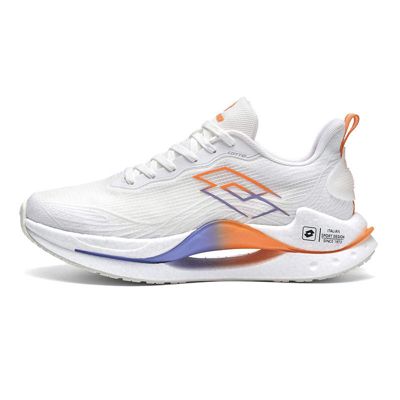 LOTTO Cushioning Slip Resistant Abrasion Resistant Support Rebound Low top Casual Running Shoes Women's Ivory White