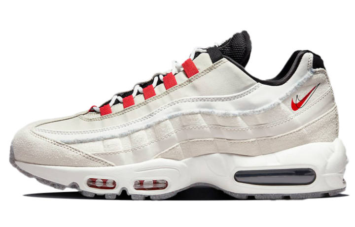 Nike Nike Air Max 95 Se 'Double Swoosh Light Bone Habanero Red'