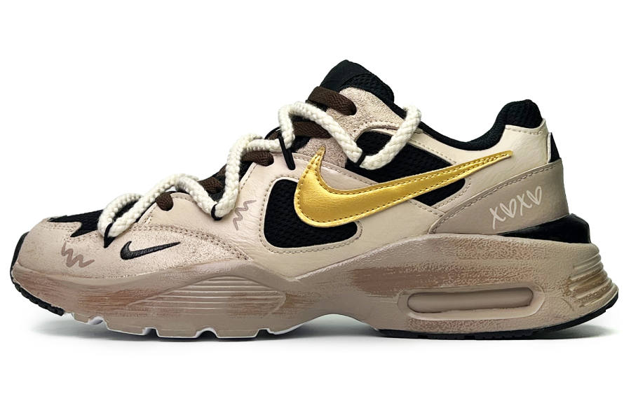 Nike Nike Air Max Fusion Low top Running Shoes Men's Yellow Brown
