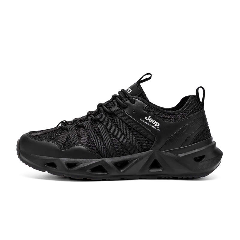 Jeep Low top River Trekking Shoes Men's Black