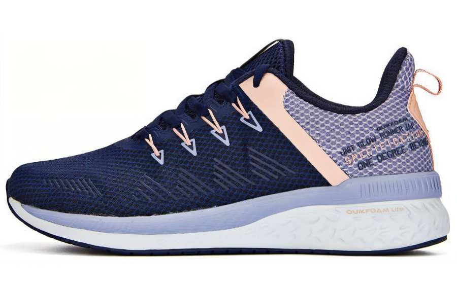 361° QU!KFOAM Comfortable Cushioning Slip Resistant Lightweight Low top Running Shoes Women's Blue Gray
