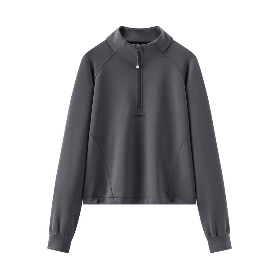 Semir Mall Same Style Women's Apparel Sweatshirts Women's Stand Collar Moderate Regular
