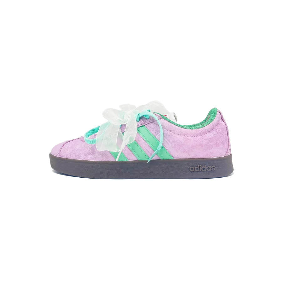 Adidas Adidas VL COURT 2.0 Pink Litchi Bubble Lightweight Low top Skateboard Shoes Unisex Pink Purple