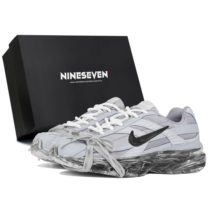 Nike Nike Initiator Slip Resistant Abrasion Resistant Low top Running Shoes Unisex Black Gray