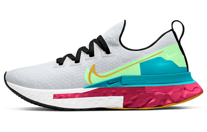Nike Nike React Infinity Run Flyknit Premium 'Pure Platinum Cardinal Red' Women's
