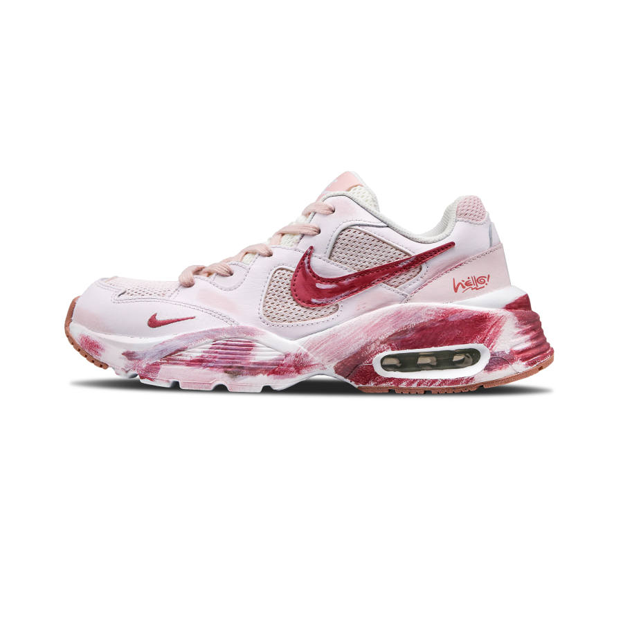 Nike Nike Air Max Fusion Abrasion Resistant Abrasion Resistant Low top Running Shoes Women's Pink