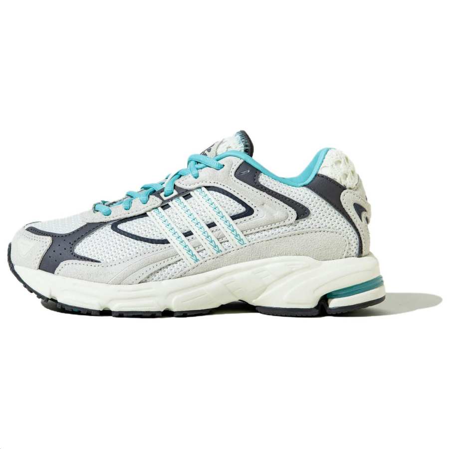 Adidas Originals Response Cl Textile, Leather Low top Casual Running Shoes Women's White Blue