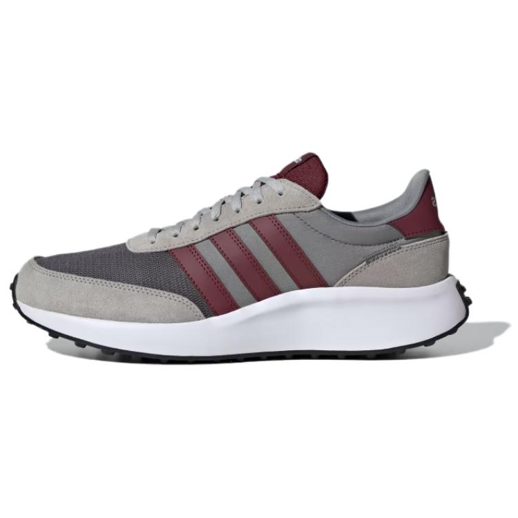 Adidas Adidas Run 70S Slip Resistant Abrasion Resistant Low top Casual Running Shoes Men's Gray