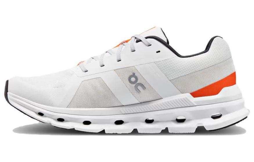 On On Running Cloudrunner Undyed White Flame