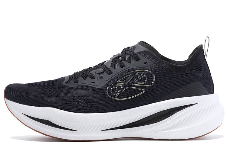 BMAI Jingtan FLY Cushioning Slip Resistant Abrasion Resistant Breathable Low Top Running Shoes Women's Black Brown
