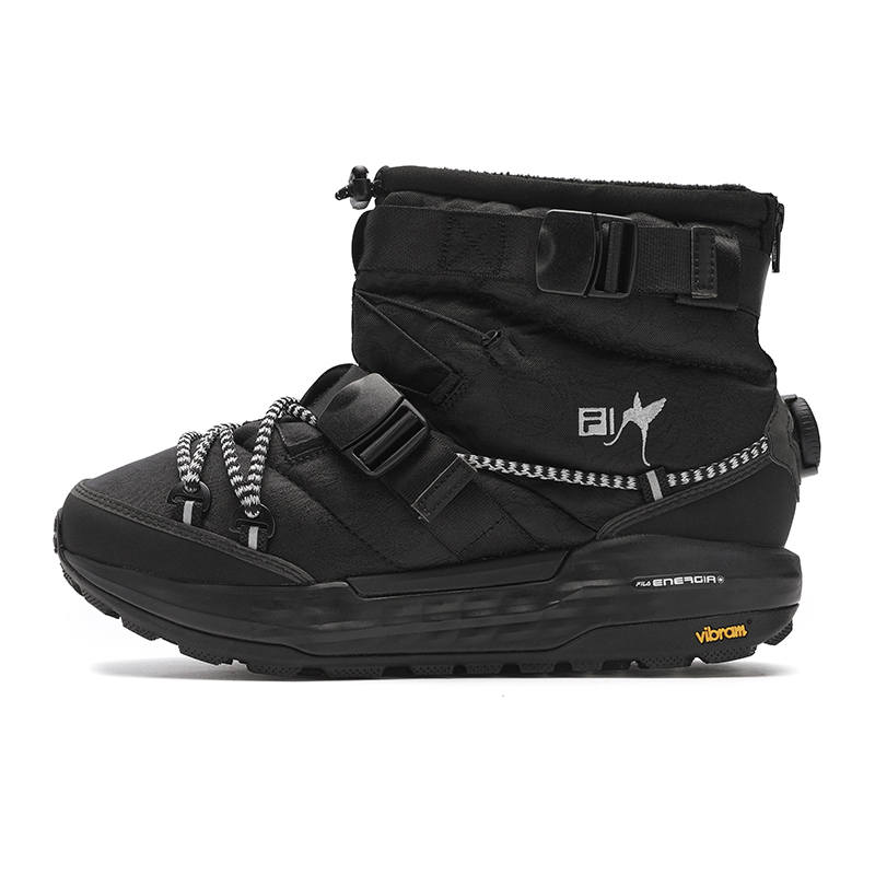 FILA James Jean x FILA BOA EXPLORER 2 Abrasion Resistant Fashion Short Outdoor Boots Men's Black