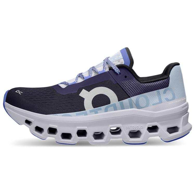 On Cloudmonster Fabric Cushioning Slip Resistant Abrasion Resistant Breathable Rebound Low top Casual Running Shoes