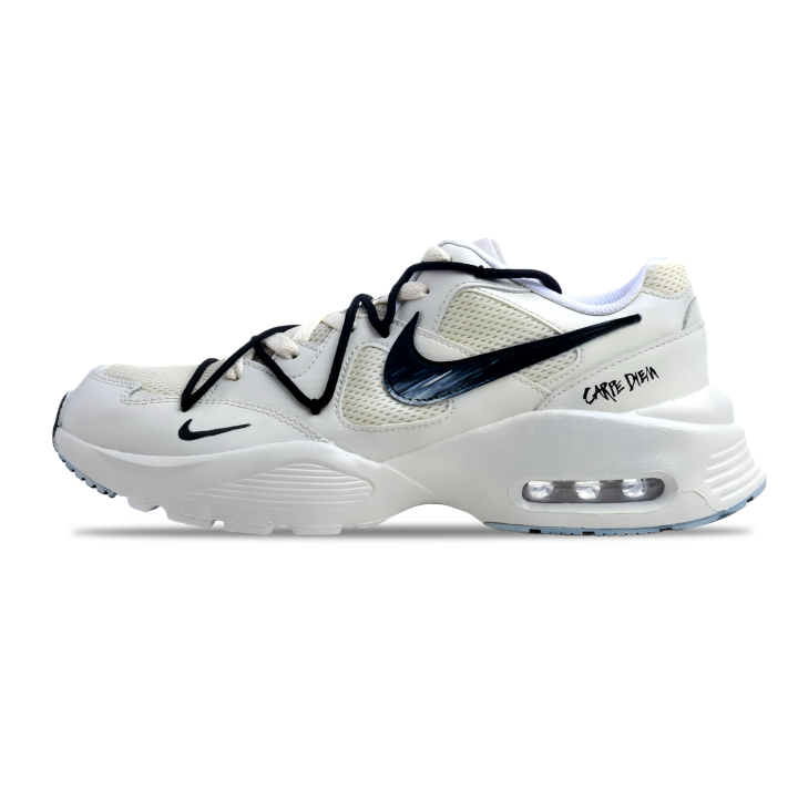 Nike Nike Air Max Fusion Breathable Low top Running Shoes Unisex Ecru