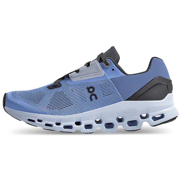 On On Running Cloudstratus Marina Blue Magnet Grey Women's