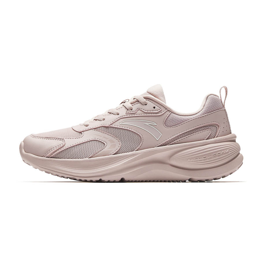 Anta Cushioning Breathable Cushioning Breathable Casual City Commuting Running Shoes Women's Agate Pink