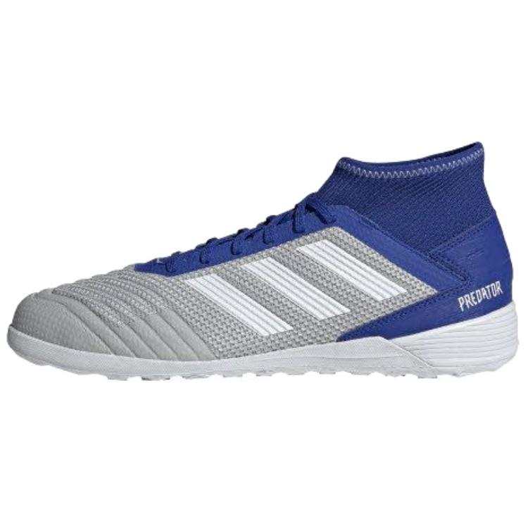 Adidas Adidas Predator 19.3 Slip Resistant And Breathable Soccer Shoes Men's Gray Blue